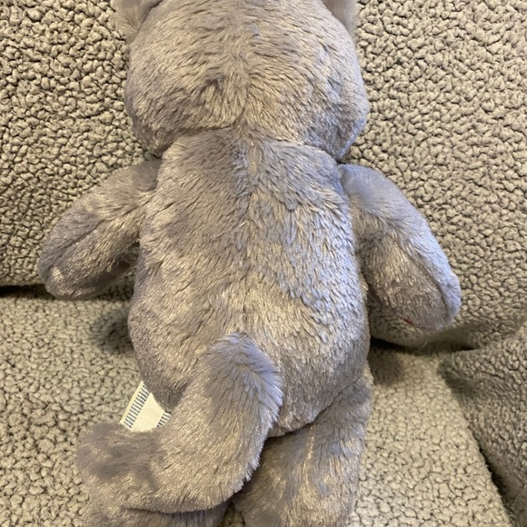 Build A Bear Wiley the Wolf Plush Toy Soft Great Wolf Lodge Grey White Blue Eyes - Picture 5 of 10